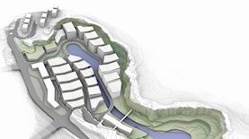 הדמיית מתחם התעסוקה המשותף החדש, צילום: סקורקא אדריכלים